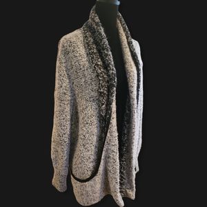 Vintage 80s Open Chunky Cardigan